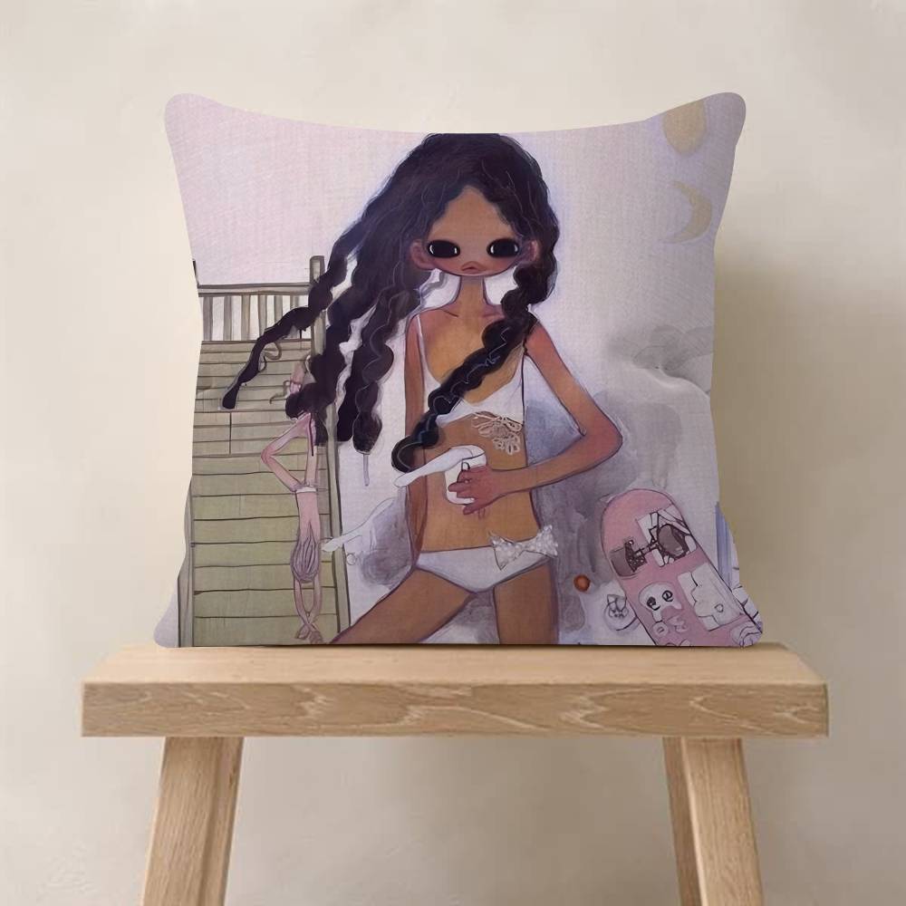 Aya Takano Decorative Personalized Picture Text Home Decorative Pillows Household Gifts Xcm