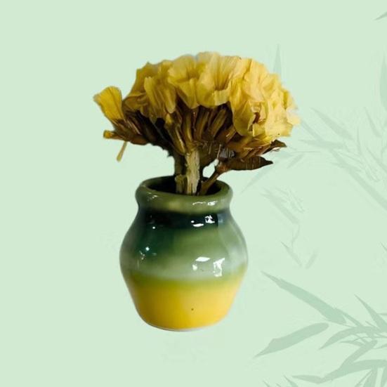 5/7/8Pcs Mini Ceramic Vase Refrigerator Magnet Home Office Kitchen Locker Fridge 3D Miniature Flower Vase Pot Magnetic Decoration Ornament