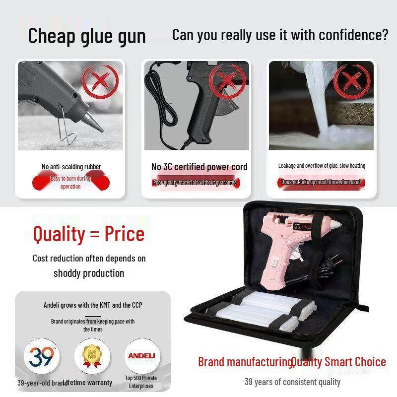 Kids' DIY Anti-Scald Multi-Function Hot Melt Glue Gun