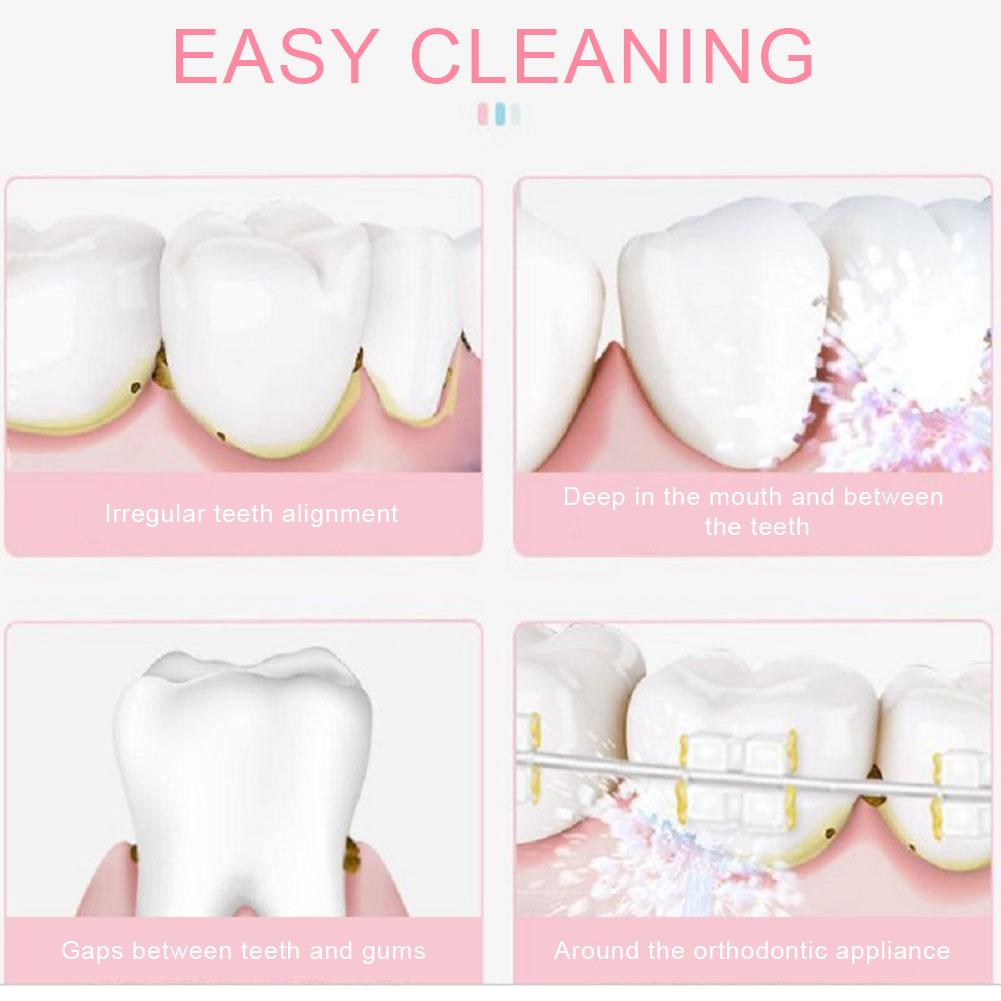 Electric Oral Irrigator Water Flosser Portable USB Charging Home Teeth Cleaning Device