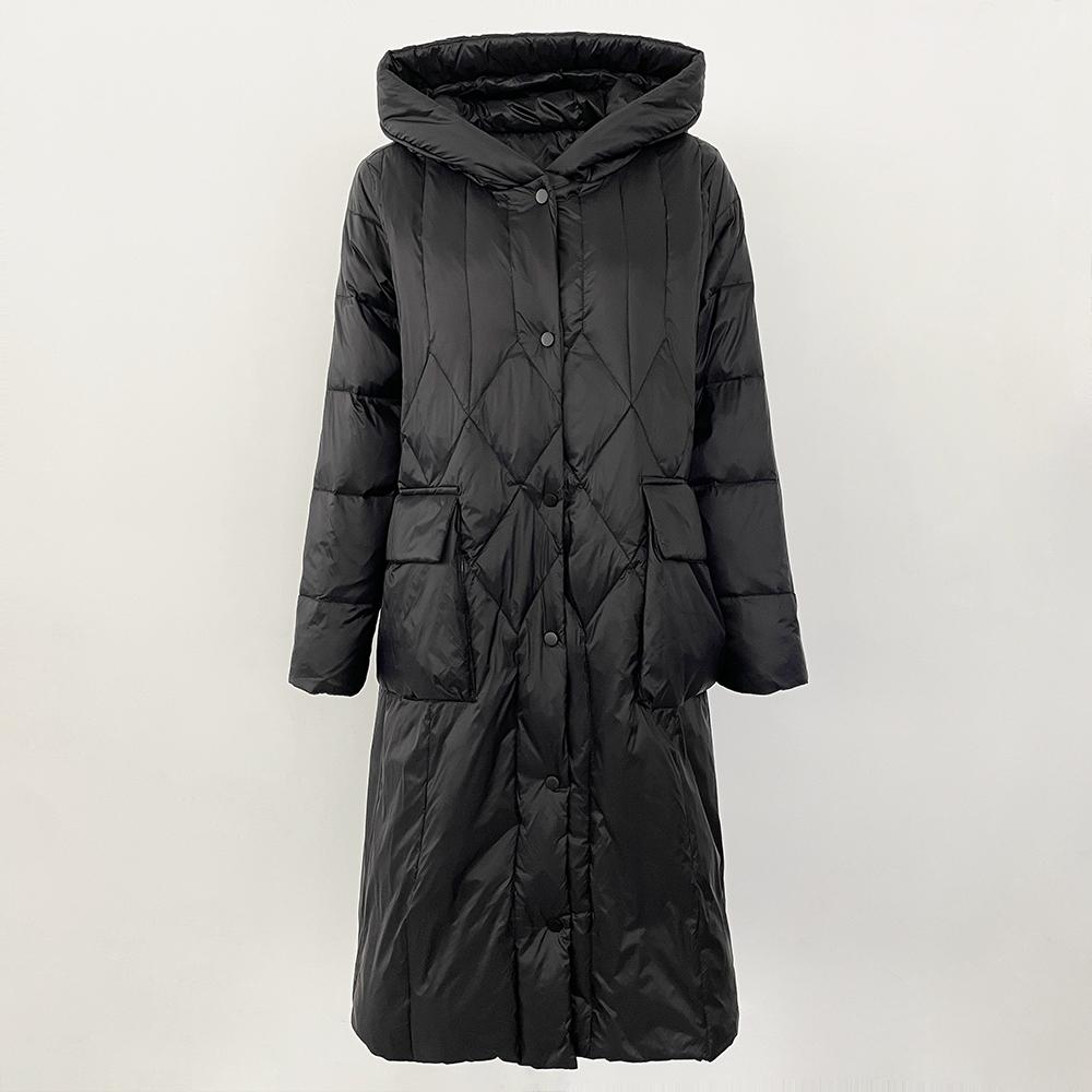 OFTBUY Зимняя повседневная утепленная куртка-пуховик в корейском стиле с капюшоном — фото 11