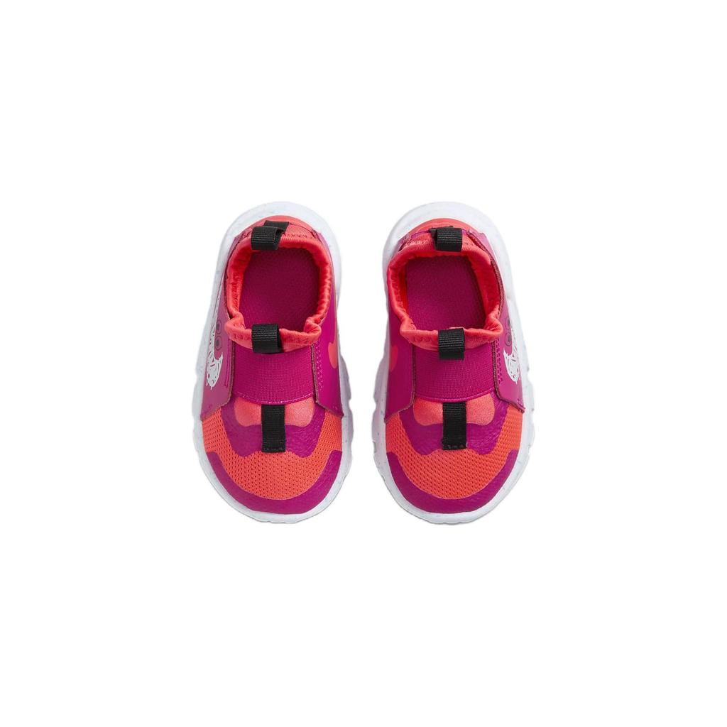 Nike Flex Runner 2 Comfortable Casual Shock Absorbing Durable Low Top Walking Shoes Baby Shoes Raspberry-Red FD5377-600