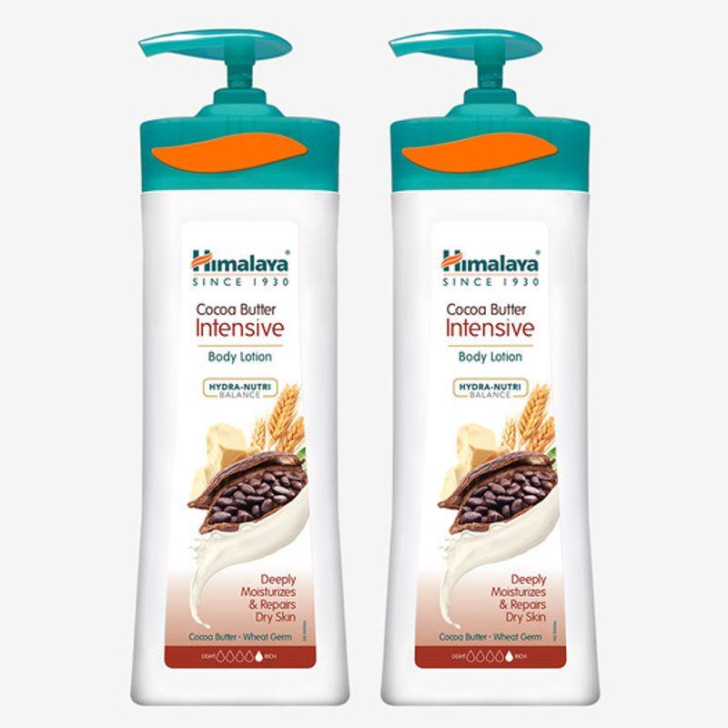 himalaya cocoa body lotion 400ml x2 single type