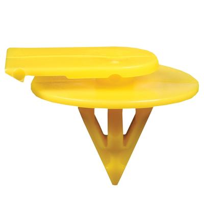 ECF744 Lot de 10 clips en plastique pour Mini Cooper OEM: 51717127743 (Couleur jaune)