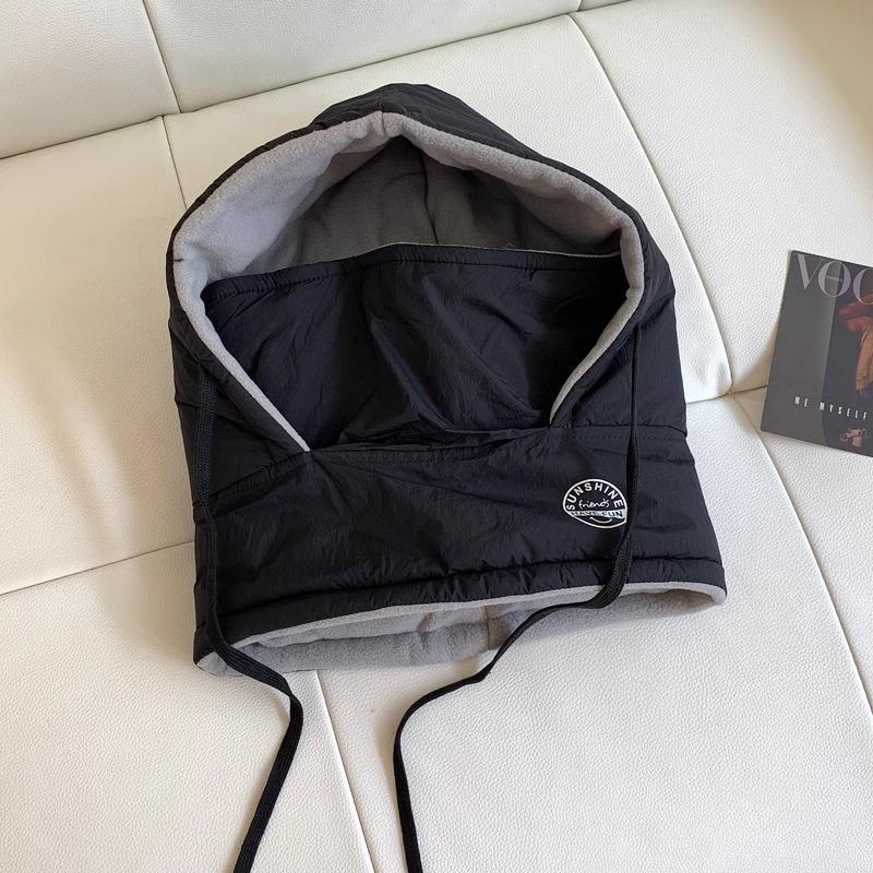 Men's Winter Windproof Hat with Warm Earmuffs and Face Mask for Riding