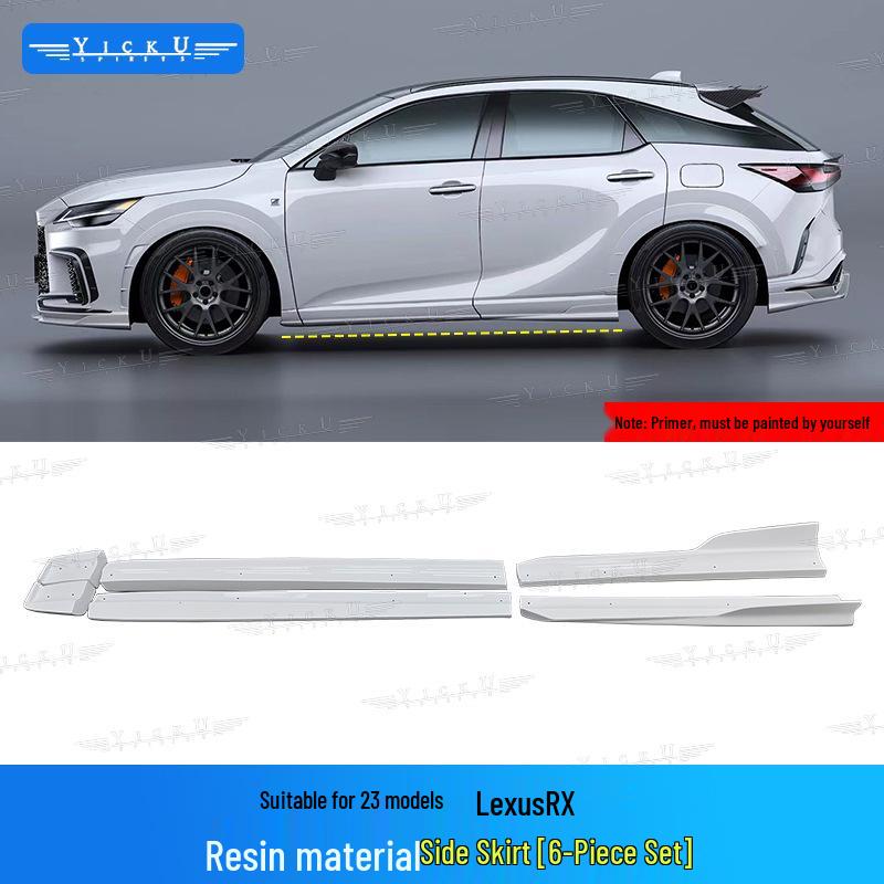 Lexus RX350/500 Carbon Fiber Body Kit (Front Lip, Fender Flares, Rear Lip, Side Skirts, Tail Top Spoiler, 2023-2025)