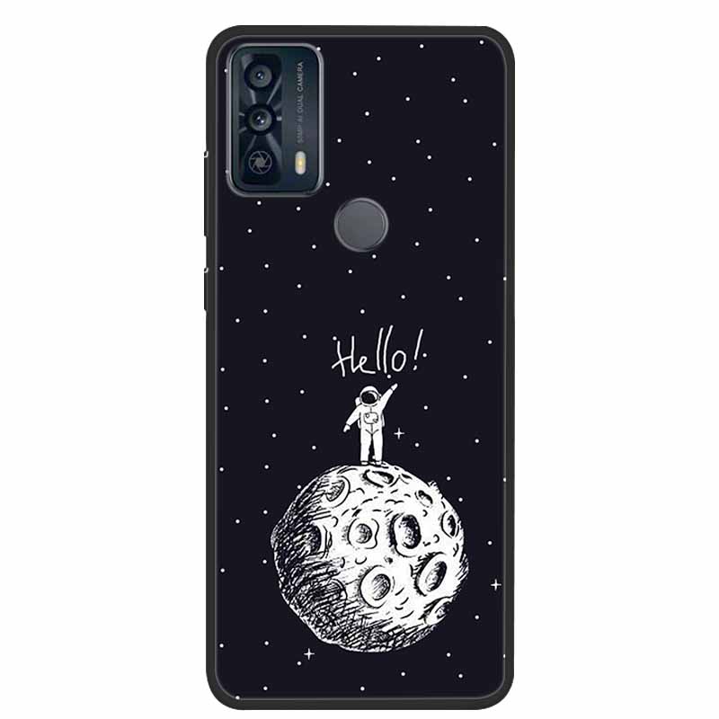 For TCL 20Y 20E Case Luxury Soft Silicone TPU Back Cover For TCL 20Y 20B Phone Cases TCL20Y 20 Y TCL20E Cute 6125F Funda Cartoon