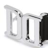 DakS Black Dd Silver Buckle Leather Women S Belt