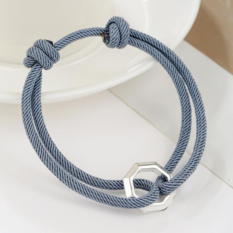 

New Adjustable Cord Bracelet Homme Double Layer Handmade Weaven Rope Braclet Pulseras Hombre Legend Braslet Men