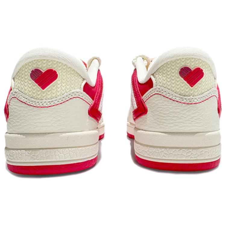 Li Ning Weigu Pro S Comfortable Versatile Non-Slip Wear-Resistant Low-Top Skate Shoes Women Sneaker Light-Red AEPV080-1