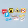 MOC City Building Blocks Toy Food Accessories Mini Brick Mushroom Fish Apple Hot Dog Cake Pizza Chicken Leg Ice Cream Box K031