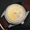 REFURBISHED SEIKO 5 AUTOMATIC 6309A VINTAGE JAPAN MENS YELLOW WATCH a440817-4 Sk-a440817