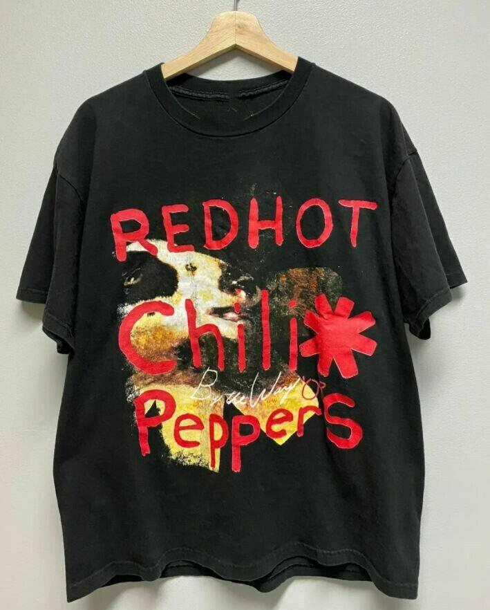 Red Hot Chili Peppers Band Cotton Black Full Size Men Women Tee Shirt TR295 Unisex T-Shirt XL 1950₽