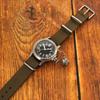 Used [New] M.R.M.W. Montreroy Military Watch Buships Watch Elgin Version Nylon NATO Belt Khaki BUSHIPS NATO Reproduction of Classic Masterpieces from
