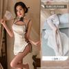 Sex Lingerie Sexy Cheongsam Vintage Uniform Seduction Side Open Straps Passion Cosplay Suit