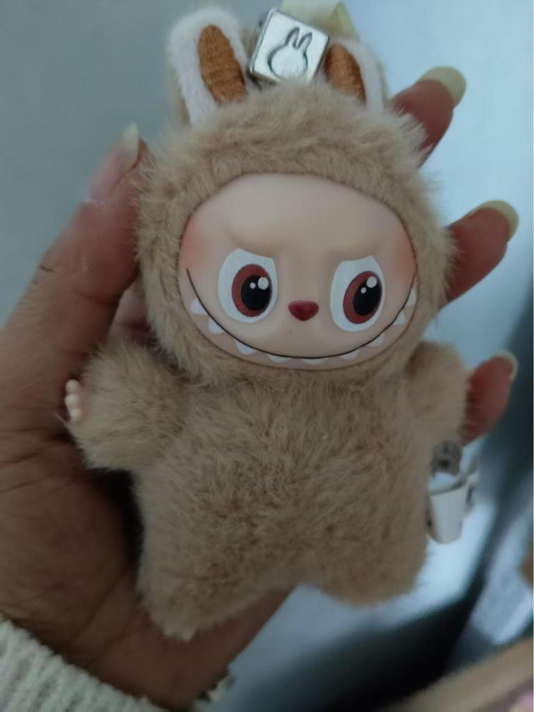 In Stock: Fast Shipping Fabric Doll Keychain with Vinyl Face - Blind Box Plush Figure