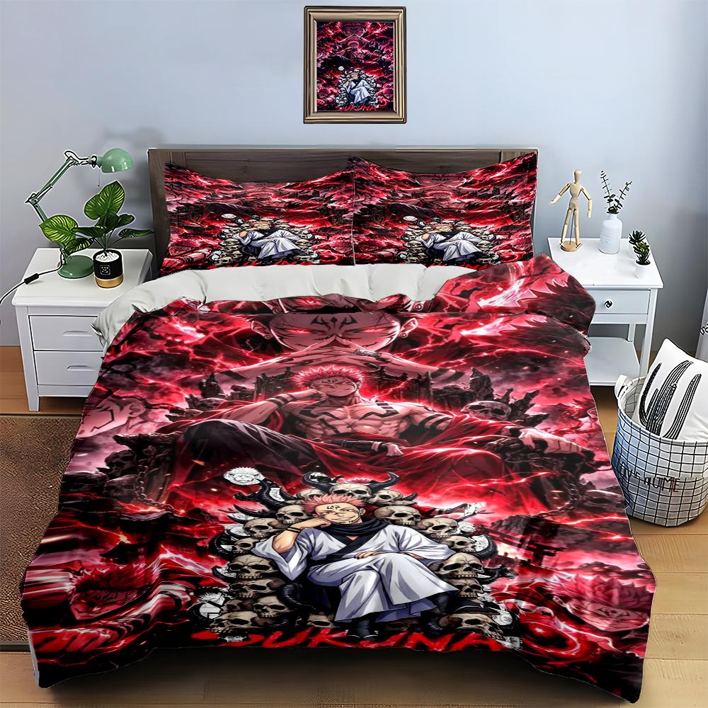 Dramatic skull imagery. Bedding Duvet cover sets Duvet covers Pillowcases gifts (1 * Duvet Cover 2 * Pillowcases, without duvet insert)