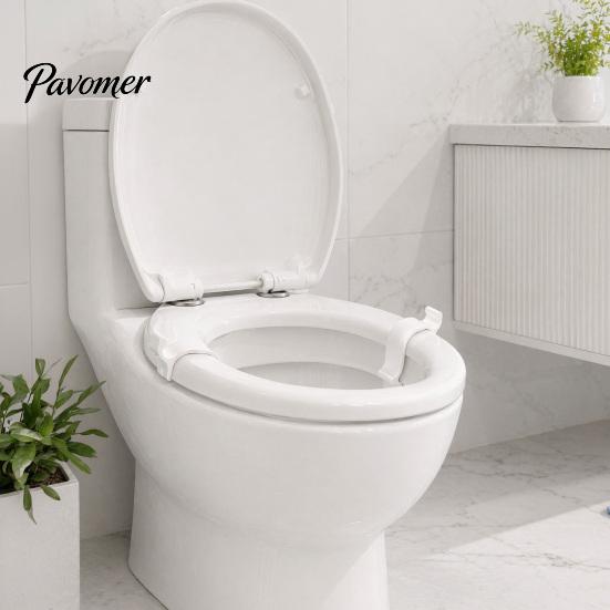 Toilet Seat Lift Handle Stabilizers, Fixing Buckle, Non Slip Lifter Clip for Wobbly Loose Seats, Bathroom Accessory Lid Lifting Aid