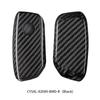 Carbon Fiber Car Key Fob Case For Bmw New 5 7 Series T-Carbon Car Key Cover Auto Interior Accessories