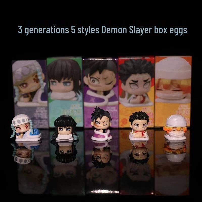 Demon Slayer Season 3: Boxed Egg Models of Uzui, Gyomei, and Tanjiro – 5 Types