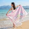 Double-Sided Plush Microfiber Beach Towel, 70x150cm - Quick-Drying, Skin-Friendly, Portable Shawl