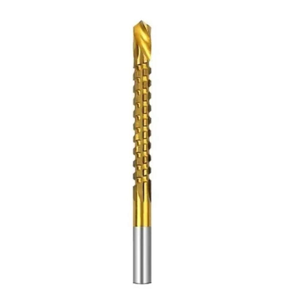 6mm Titanium Coated Drill Bit Spiral Jagged Saw Composite Drill