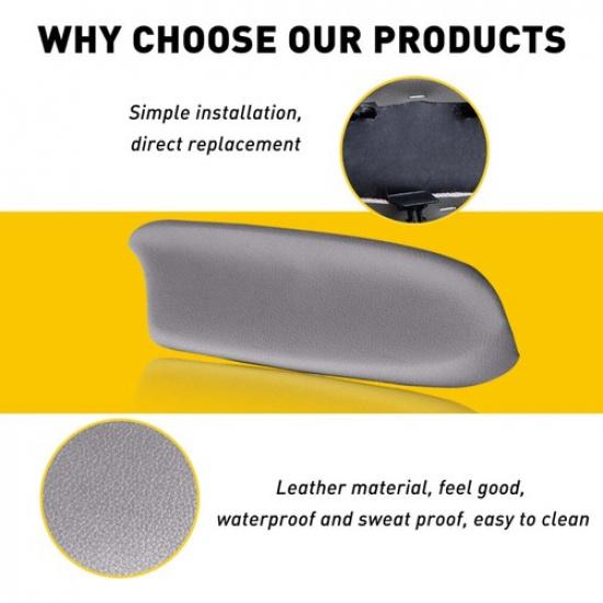 For 2008-2012 Accord Honda Sedan Left Right Side Door Armrest Panel Gray 2pcs