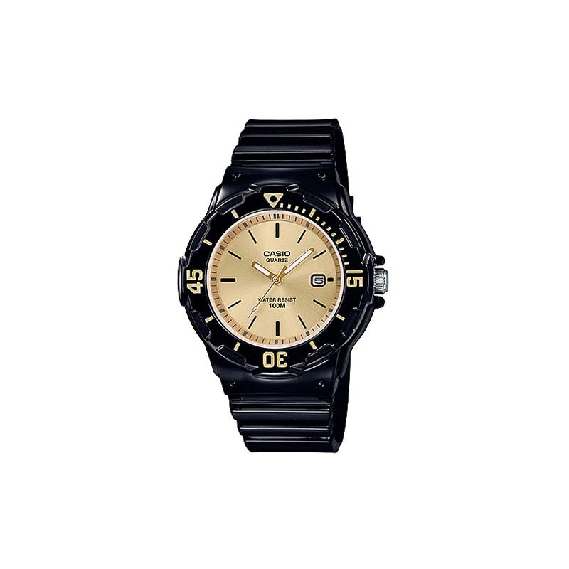 

Casio YOUTH series-LRW disc three-hand 100 meters waterproof quartz movement Japanese and Korean watch women s watch gold dial LRW-200H-9EV золотой