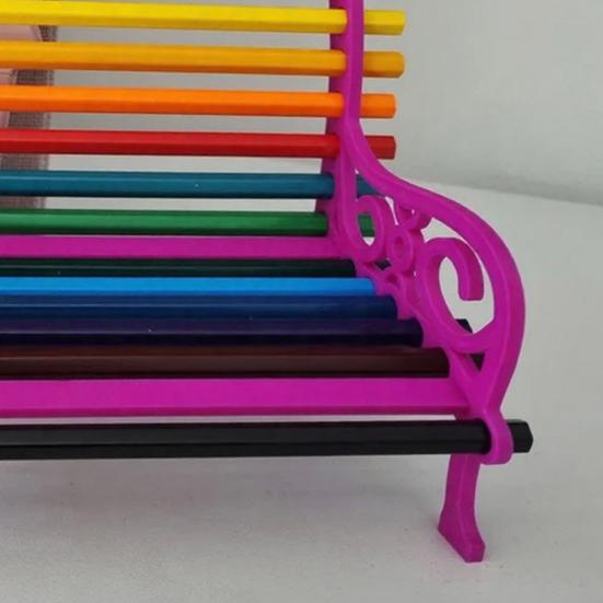 Pencil Storage Rack Multi-Layer Desk Organizer Durable Plastic Stationery Holder for Colored Pencils Crayons Markers Paintbrushes Large Capacity