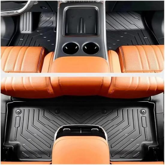 TPE Full Coverage Car Floor Mats Fit BYD Sealion 7 2024-2026 Waterproof Anti-slip Custom Auto Foot Liners EV Interior Protector