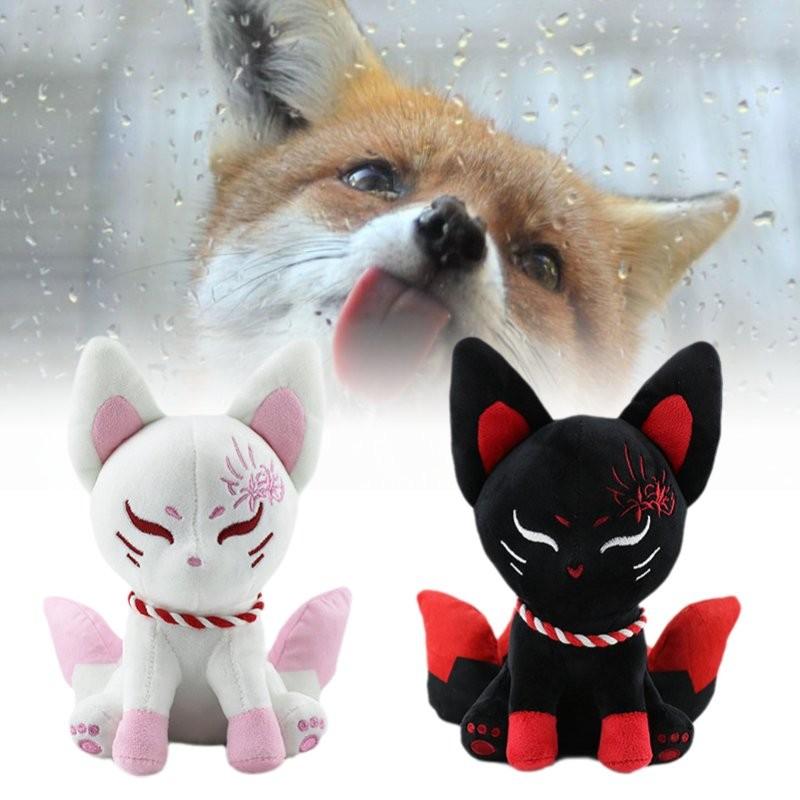 Adorable Plush Fox Toy Cute Cartoon Animal Stuffed Doll With Soft Pp Cotton Filling
