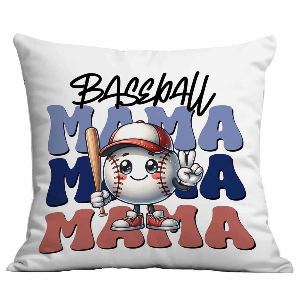 New Baseball Peripheral Printed Pillowcase Home Living Room Sofa Pillowcase Cushion Cover