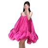 2025 Summer French-Inspired Socialite Puff A-line Spaghetti Strap Beach Dress