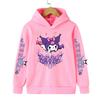 Kids Streetwear Kuromi Children's Hoodie Cute Sweatshirt Manga Kid Girl Boy Top Hoody Clothes