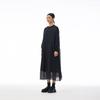 Original high-end loose early autumn Korean long-sleeved dress spring and autumn new loose niche foreign style shirt skirt