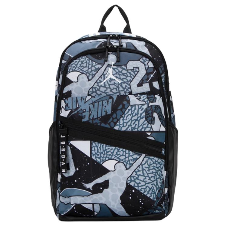 New Jordan Polyester Backpack Unisex Blue JD2513030AD-002