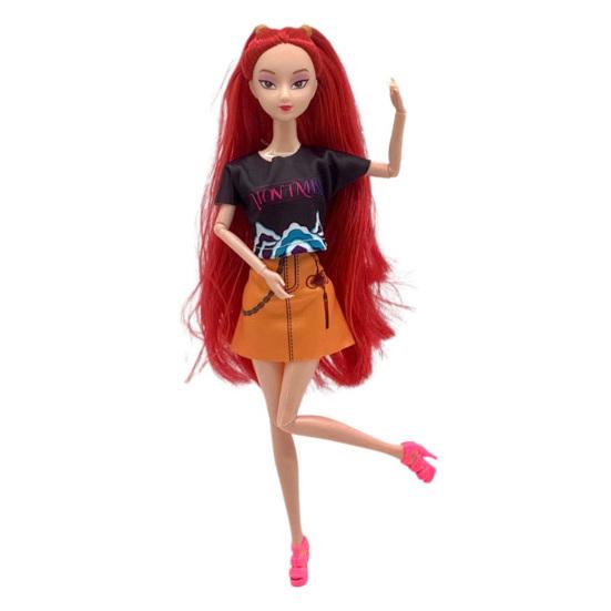 3Pcs K-pop Fashion Doll with 9 Movable Joints Dynamic Pose Doll Collectible Action Figure with Unique Style