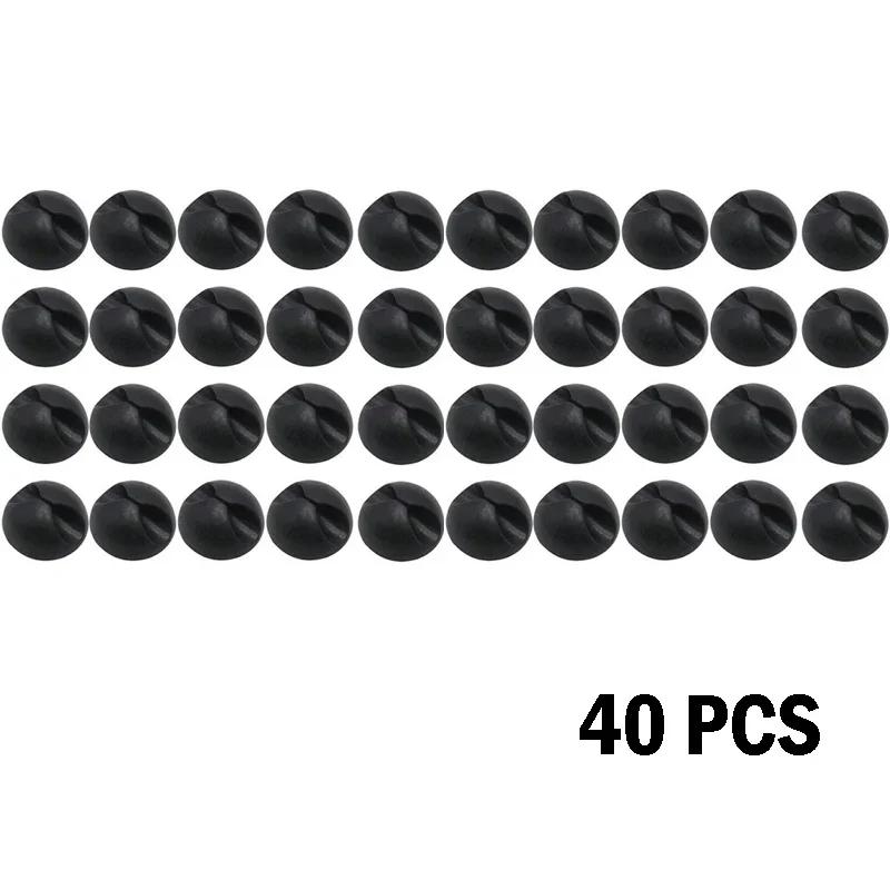 

40pcs Wholesale Silicone Cable Management Clips - USB Wire Winder for Mouse, Keyboard, Earphone & Headset Cables