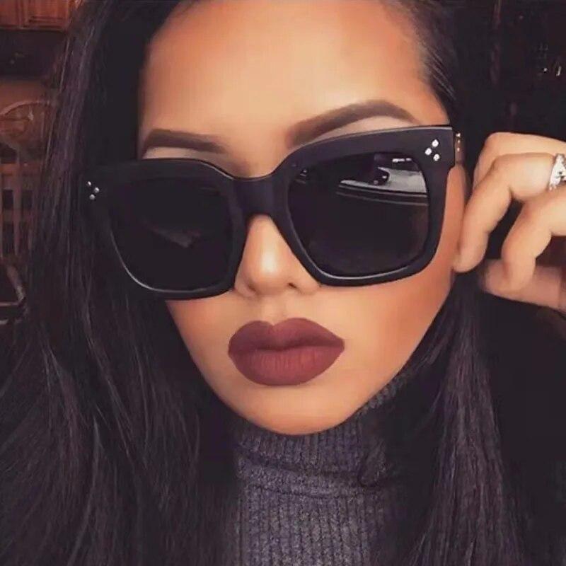 Ins Popular Fashion Polygon Cat Eye Women Sunglasses Retro Colorful Oval Eyewear Shades UV400 Men Trending Sun Glasses Gafas