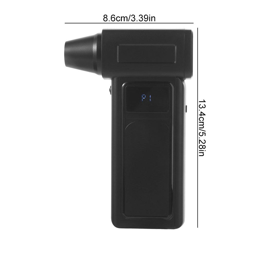Digital Display Mini Electric Air Blower 130000 RPM Powerful Dust Blower Car Cleaning
