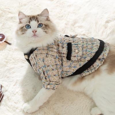 Haustiermode kleine duftende Jacke Herbst und Winter warm Welpe Hund Teddy Samt zweibeinige Kätzchenkleidung