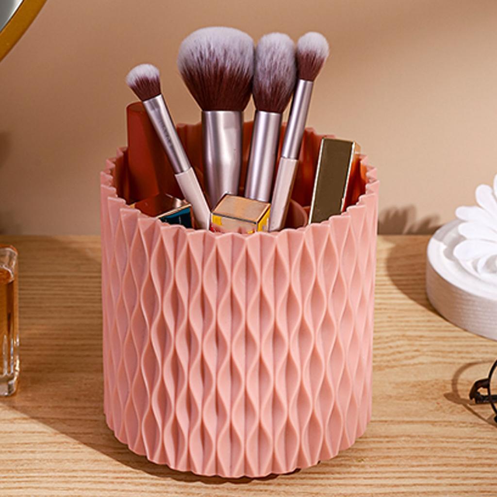 Rotating Pen Holder Desktop Makeup Brush Storage   Plastic Home Decoration for Cosmetics Pencil