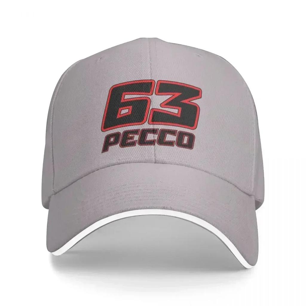 Pecco Bagnaia 63 2022 Basebollkepsar Mode Herr Dammössor Utomhus Justerbar Casual Keps Hip Hop Basebollkeps Flerfärgad