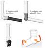 White Sewer Elbow 50 Mm, Angle Adjustment Ball