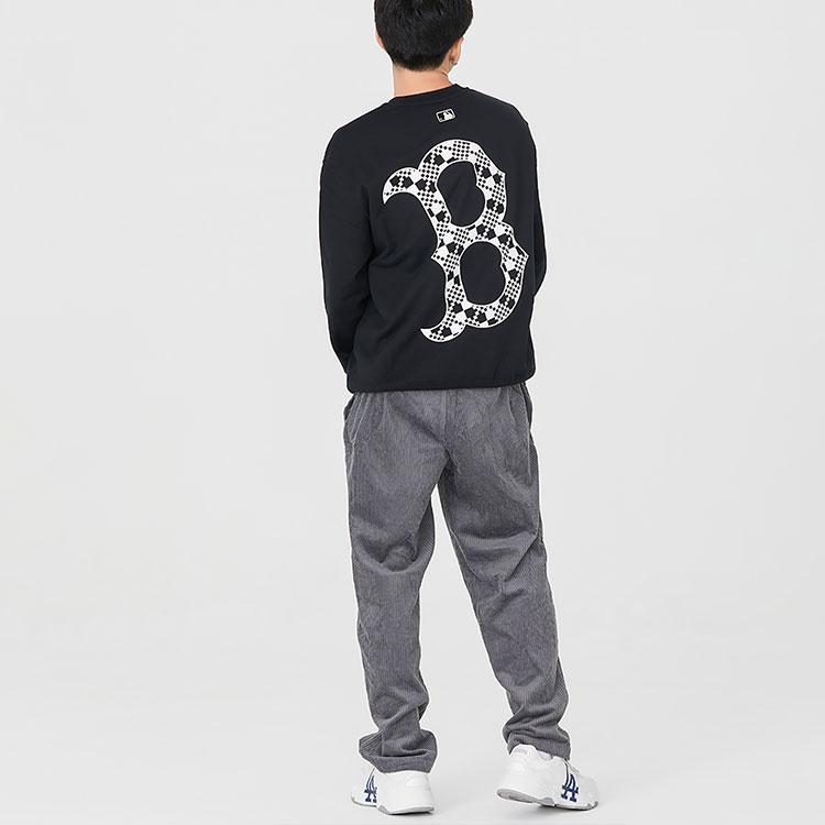 New MLB Sweatshirts Unisex Black 3AMTO0226-43BKS