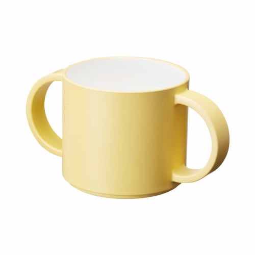 tak Kids Dish Mug, Yellow, 12.8 x 7.2 x 6.3 cm (JTN-0140-YL)