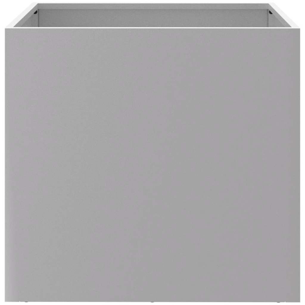 Vidaxl Donice, 2 Szt., Srebrne, 42X40X39 Cm, Stal Galwanizowana