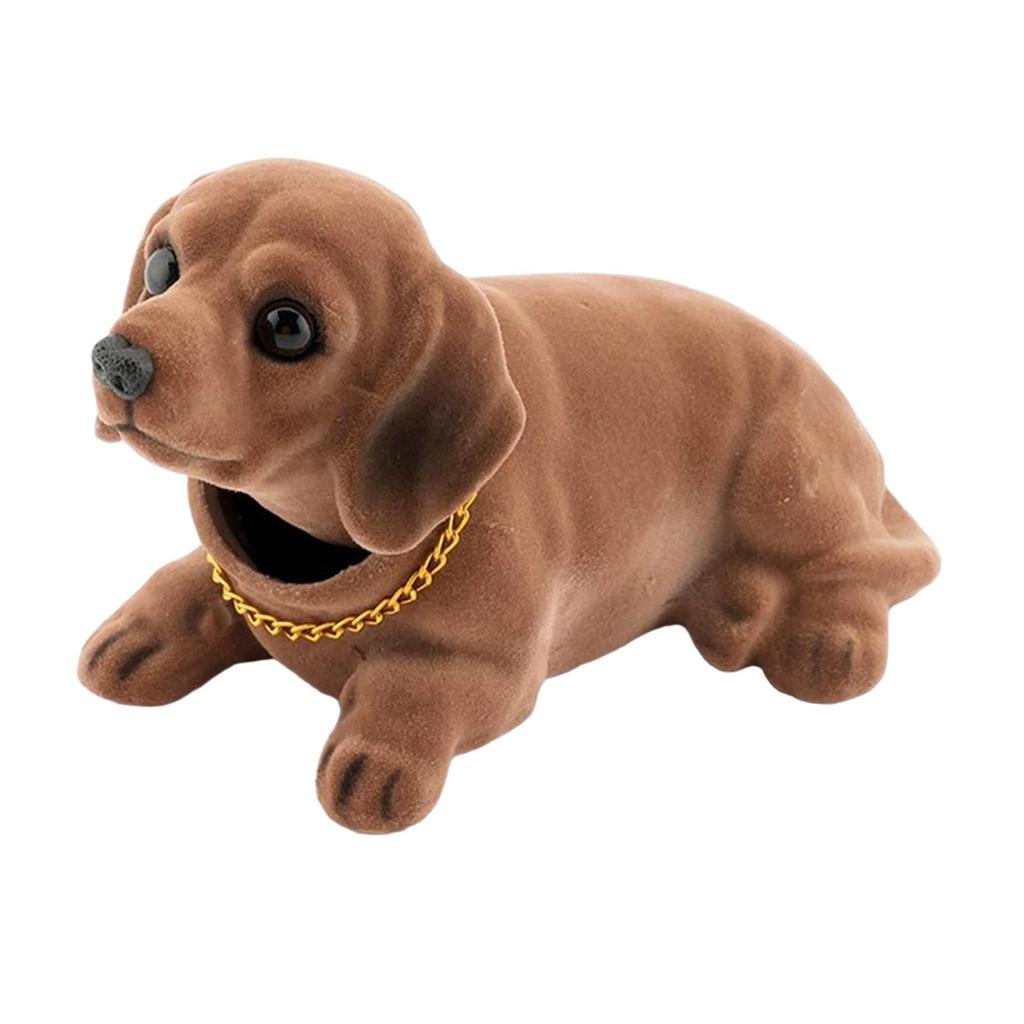 Dog Figurine for Vehicle Dashboard, Interior Accessories for Pet Lovers, Gift for Office Space