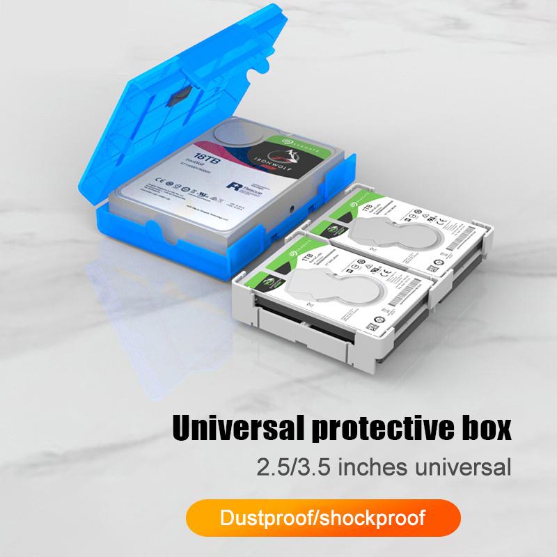 2.5" 3.5" Portable Hard Disk Protection Case Hard Drive External Storage Case With Waterproof And Shockproof Hard Drive Case