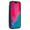 For iPhone 16 Pro Case TPU+PU Leather Hardware Decor Phone Cover with Card Holder